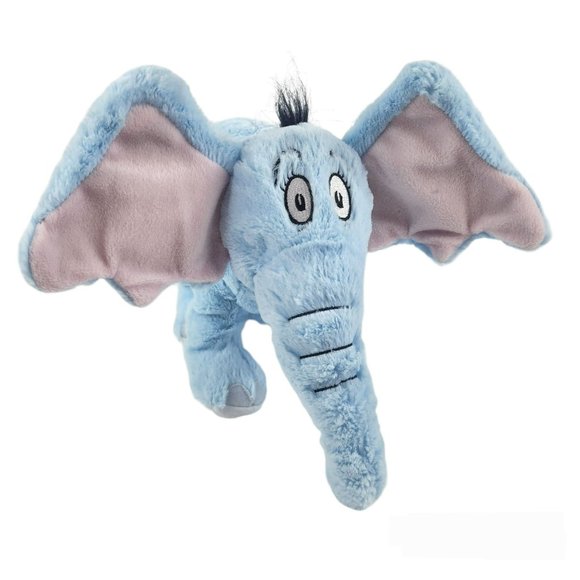 Kohls Cares Dr Seuss Horton Hears A Who Blue Elephant Plush Stuffed Animal Toy - Picture 2 of 10
